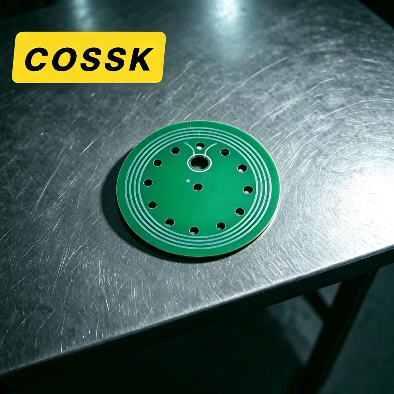Φ35mm Round Rigid PCB RFID Tag H01350000CK with ICode Slix Chip